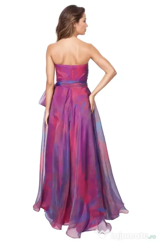 Colecția Rene Ruiz - rochie eleganta din organza, drapată manual, masura 16