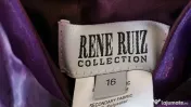 Colecția Rene Ruiz - rochie eleganta din organza, drapată manual, masura 16 
