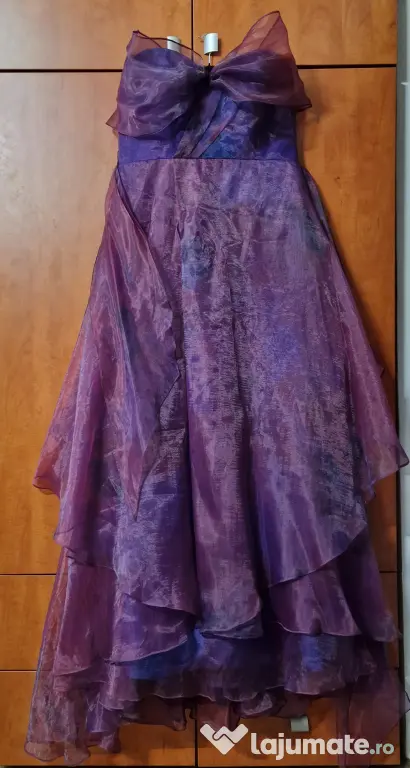 Colecția Rene Ruiz - rochie eleganta din organza, drapată manual, masura 16