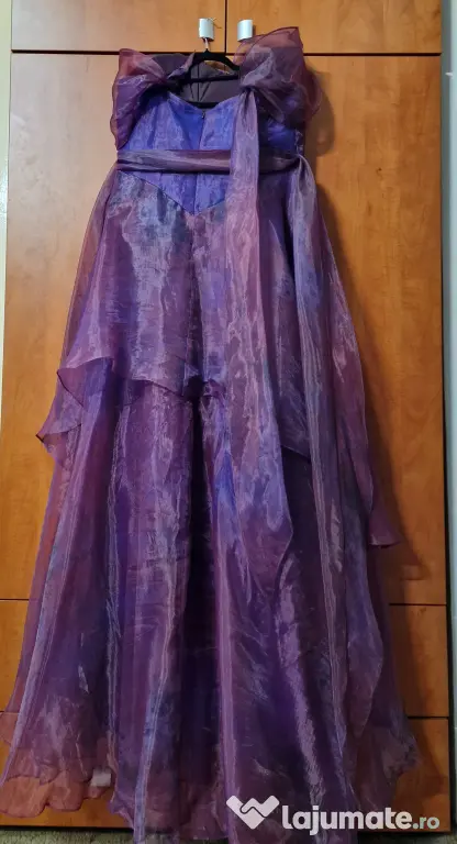 Colecția Rene Ruiz - rochie eleganta din organza, drapată manual, masura 16