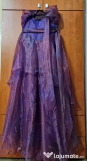 Colecția Rene Ruiz - rochie eleganta din organza, drapată manual, masura 16 