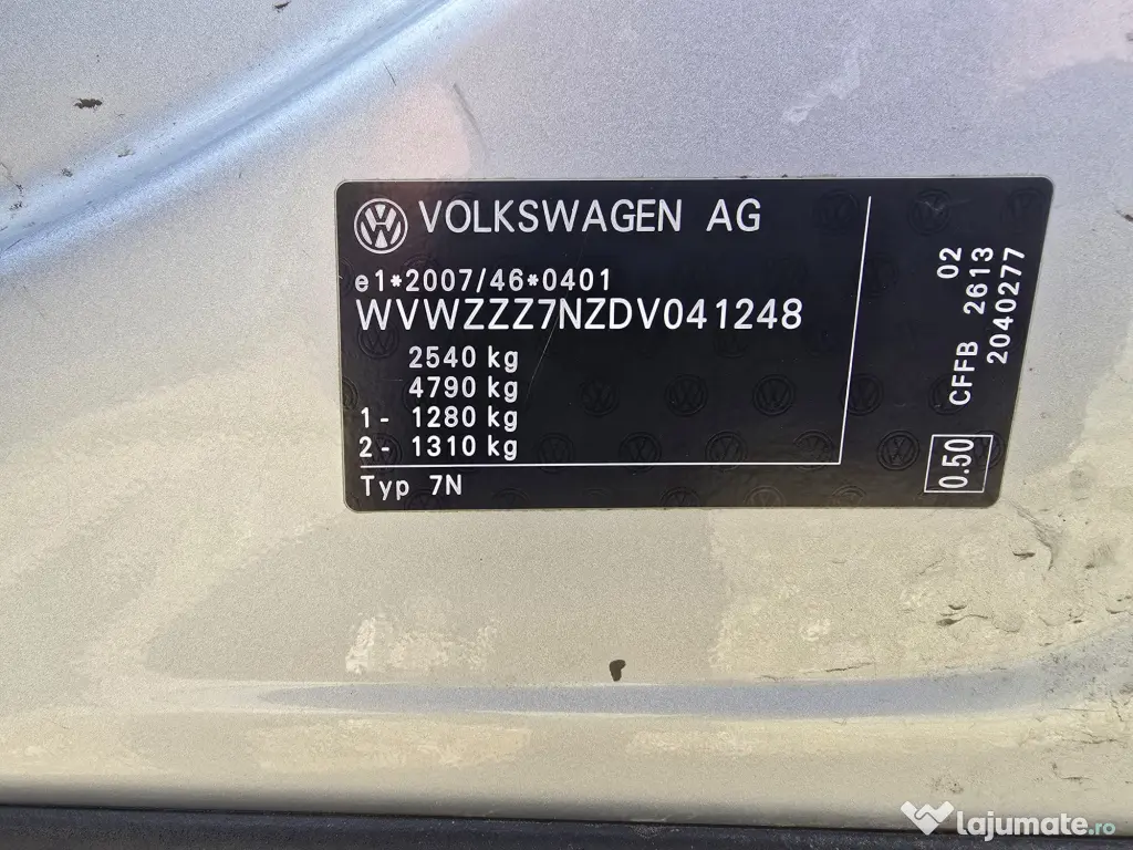 VW Sharan 2013 Automat 7 locuri