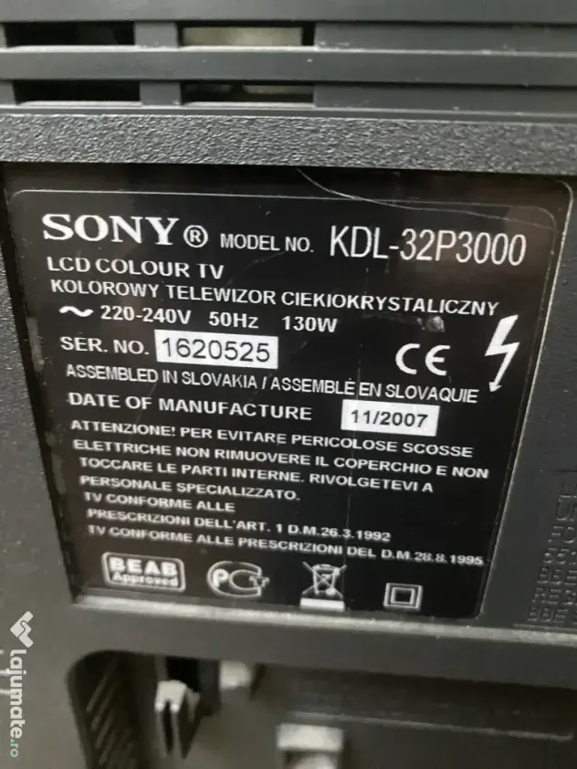 Televizor Sony Bravia, 80 cm