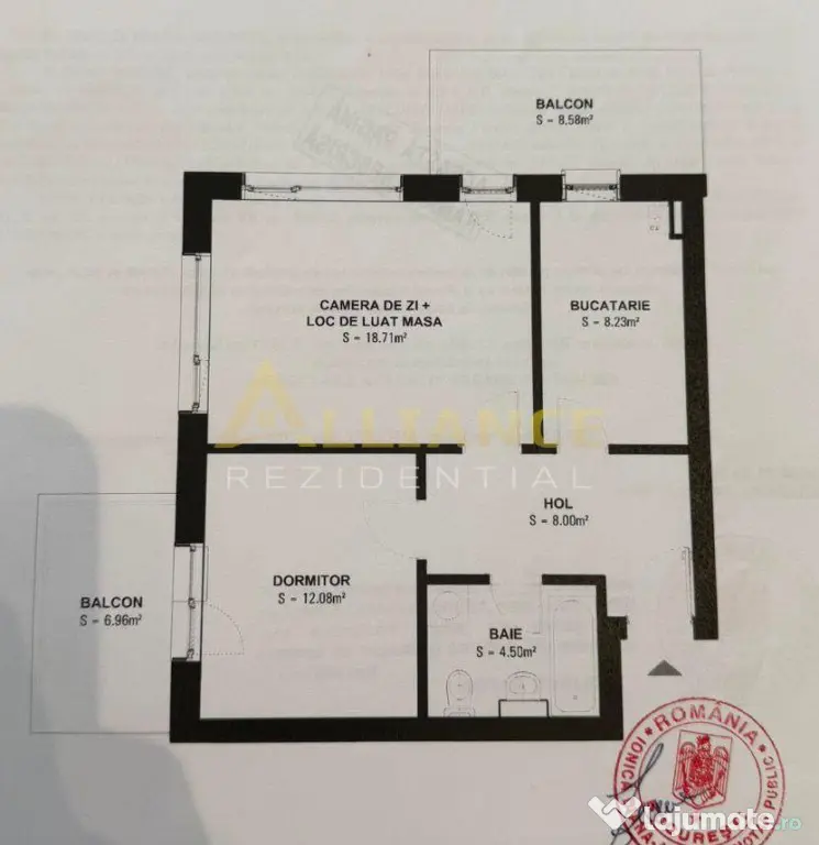 Apartament 2 camere decomandat
