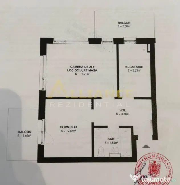 Apartament 2 camere decomandat