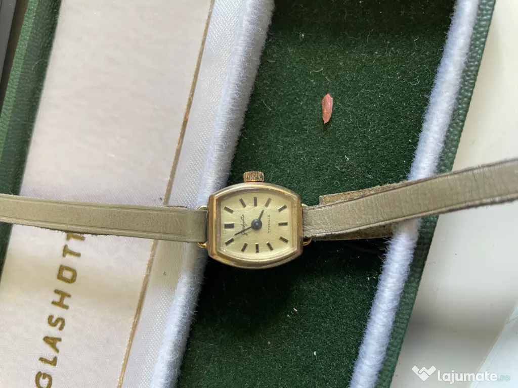 Ceas aur dama Glasshotte, Unisex Frederique Constant, Slava de masa