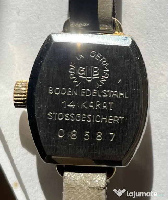 Ceas aur dama Glasshotte, Unisex Frederique Constant, Slava de masa