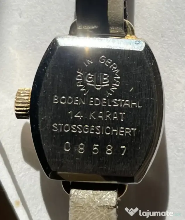 Ceas aur dama Glasshotte, Unisex Frederique Constant, Slava de masa