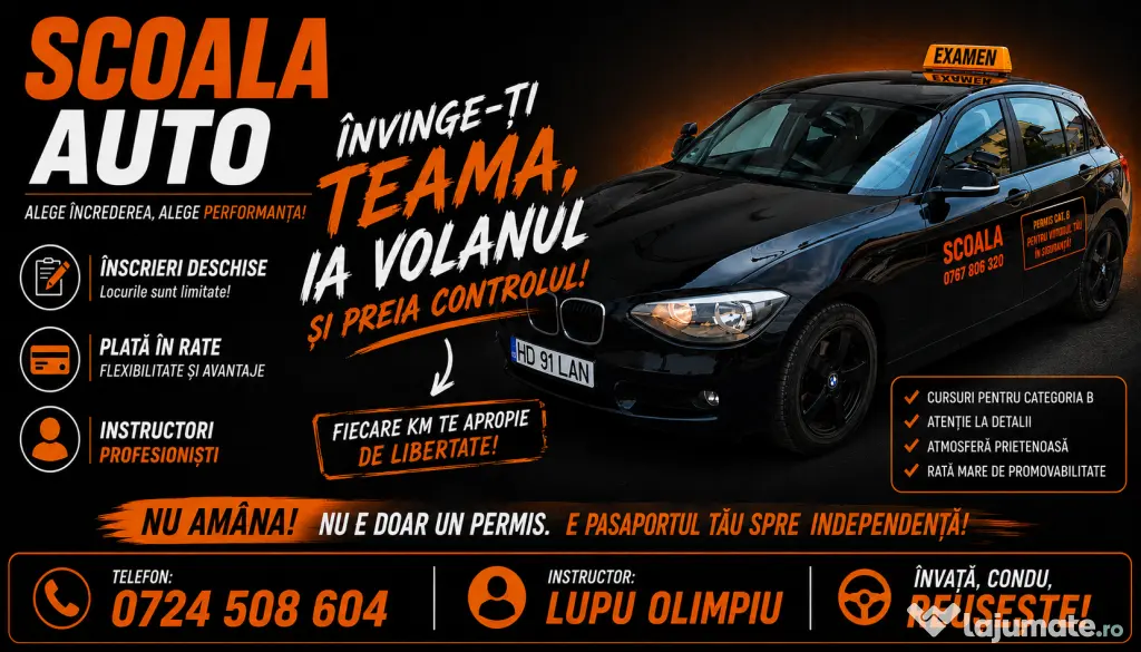 Instructor auto categoria B