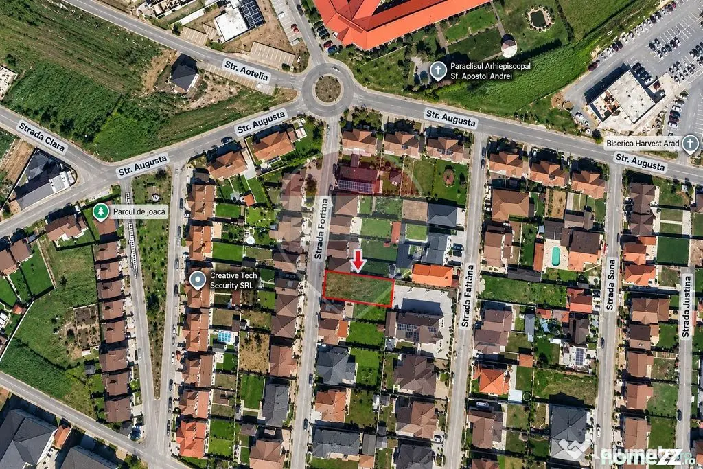 Teren intravilan de vânzare | Via Carmina | 432 mp | - Vladimirescu (Arad)