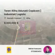 Teren 40ha Adunatii Copăceni | Industrial/ Logistic 