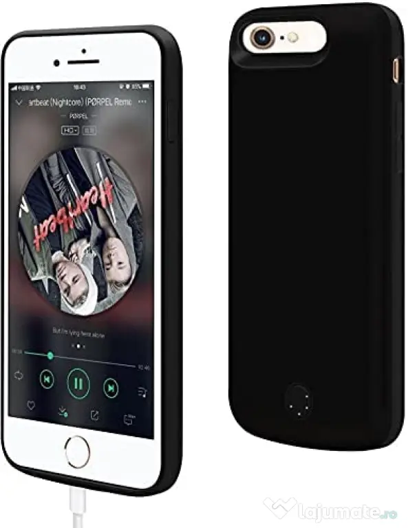 Husa antisoc cu Baterie Incorporata APPLE iPhone SE 2022 SE 2020 iPhone 7 8 6 6s