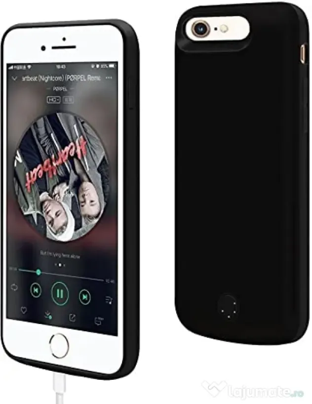 Husa antisoc cu Baterie Incorporata APPLE iPhone SE 2022 SE 2020 iPhone 7 8 6 6s