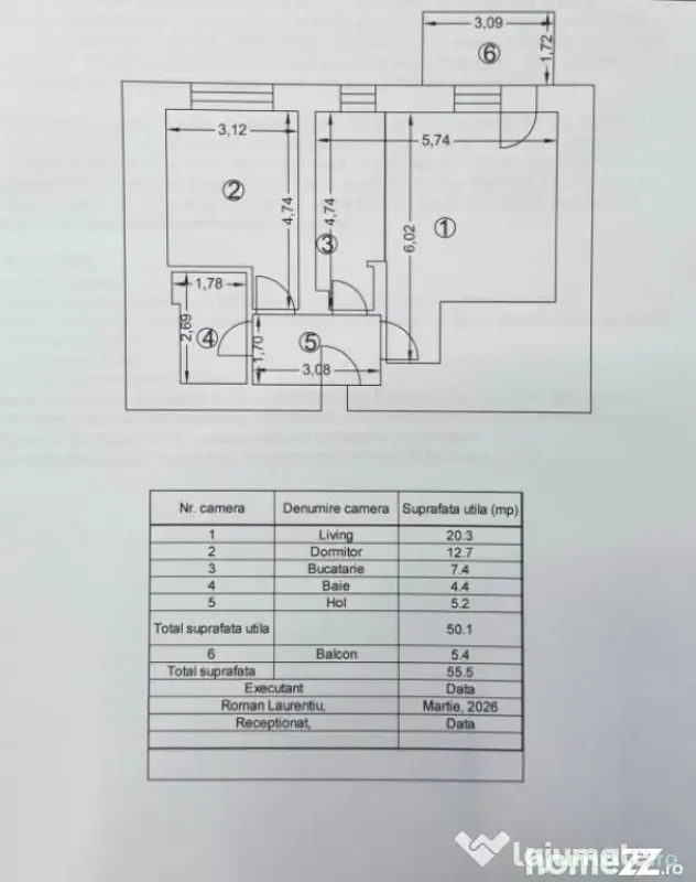Apartament 2 camere | Nusco City | Faza 2 | Iulie 2026