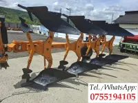 Plug KUHN reversibil 3+1=4 brazde, marca Kuhn Multimaster, vopsea original 