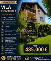 Vila Individuala 7 camere Popesti Leordeni 400 mp teren 240 