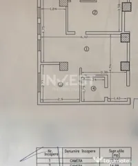 Apartament 3 camere-Bloc nou-etaj intermediar