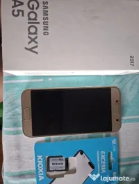 Samsung A5 2017 Gold + card 64Gb + husa 