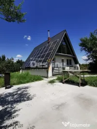 Vila in stil A-Frame, incalzire in pardoseala, panouri fotov 