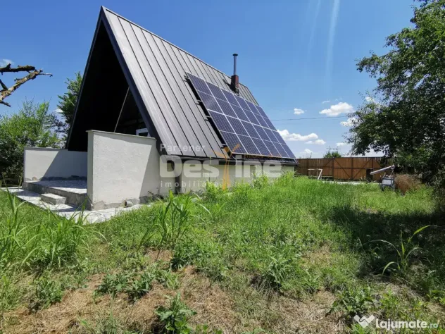 Vila in stil A-Frame, incalzire in pardoseala, panouri fotov