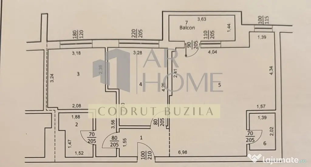 Apartament 3 camere, in Ploiesti, parcare, zona Nord/ MRS Gr