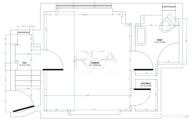 Garsonieră ultracentrală ASE – Piața Lahovari | Renovar