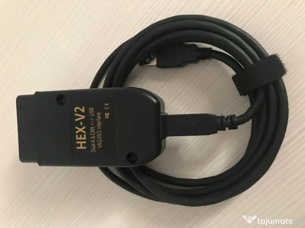 Tester diagnoza VCDS HEX CAN V2 26.3 OBD2 VW Audi Skoda Seat Romana Engleza
