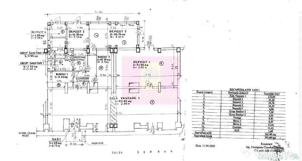 Spatiu comercial Calea Serban Voda, 261 mp, vitrina 20ml,... - Bucuresti (Bucuresti-Ilfov)
