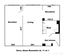 Apartament 1 cameră complet renovat | 32 mp | Etaj 1 | Centrală proprie (2025)