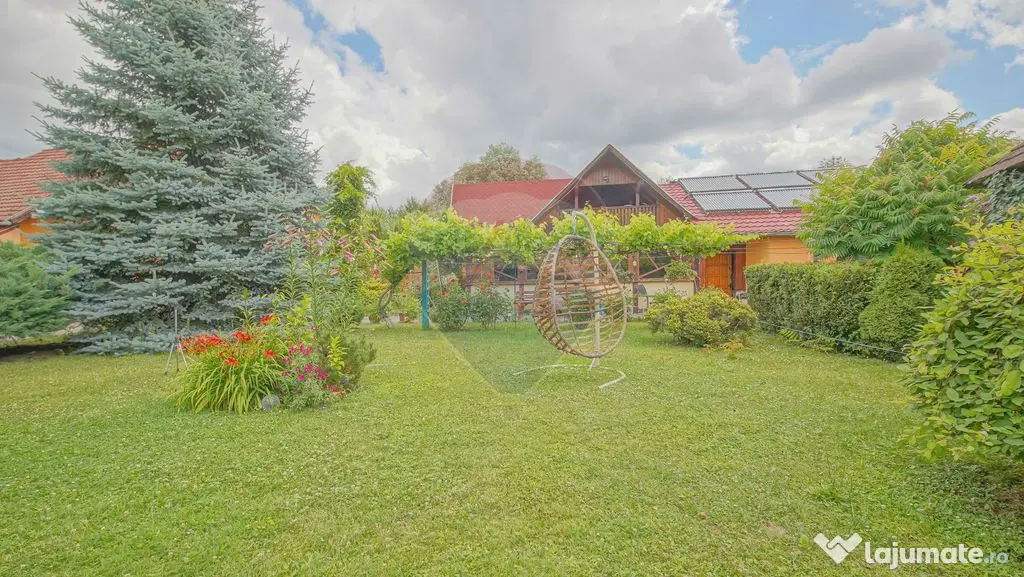 Casă + curte amenajată | 5 dormitoare, saună, sală sp...