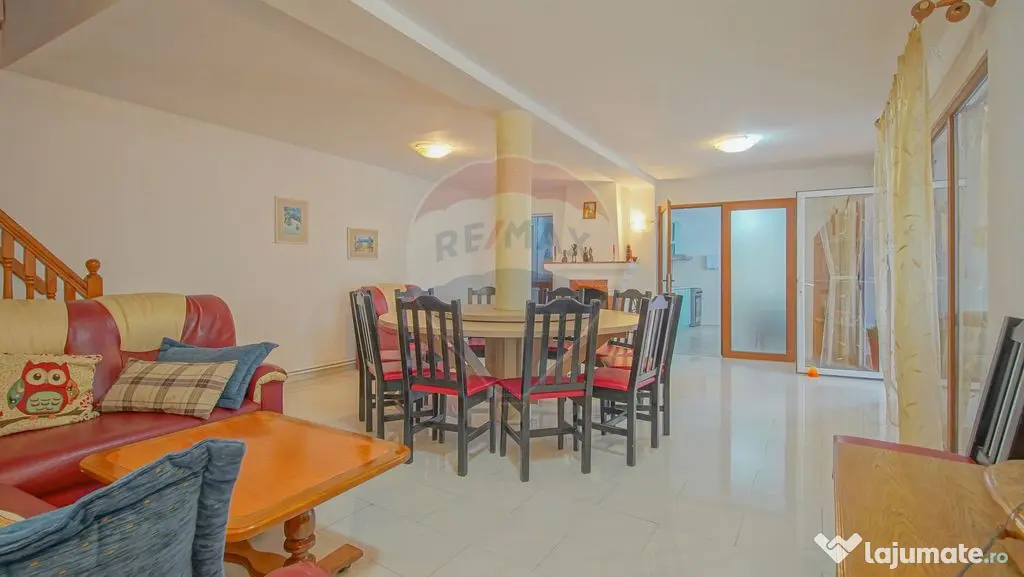 Casă + curte amenajată | 5 dormitoare, saună, sală sp...