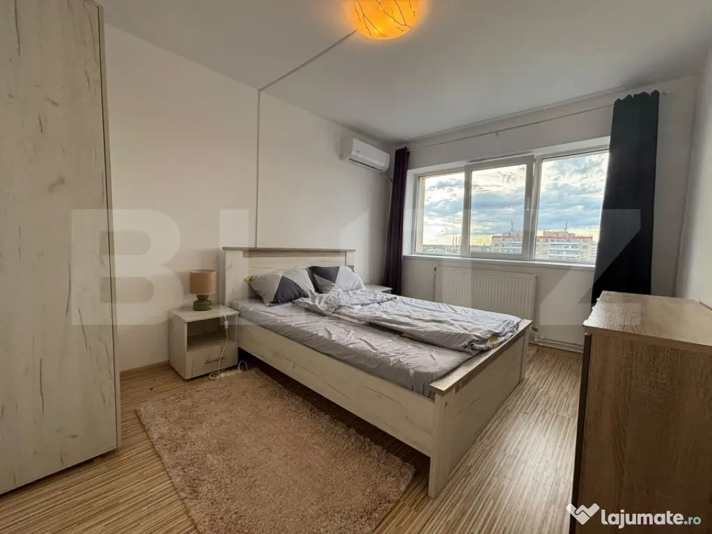 Apartament 3 camere decomandat, 72,1 mp, complet mobilat și