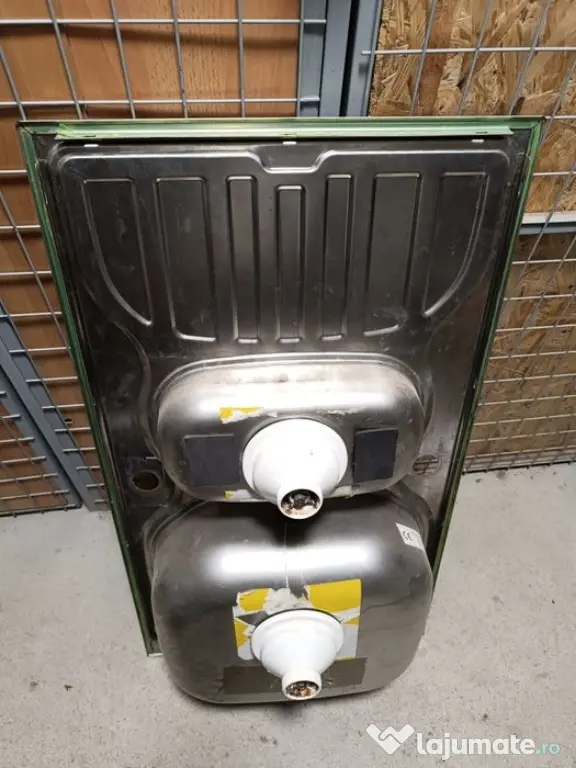Chiuvetă inox doua scurgeri