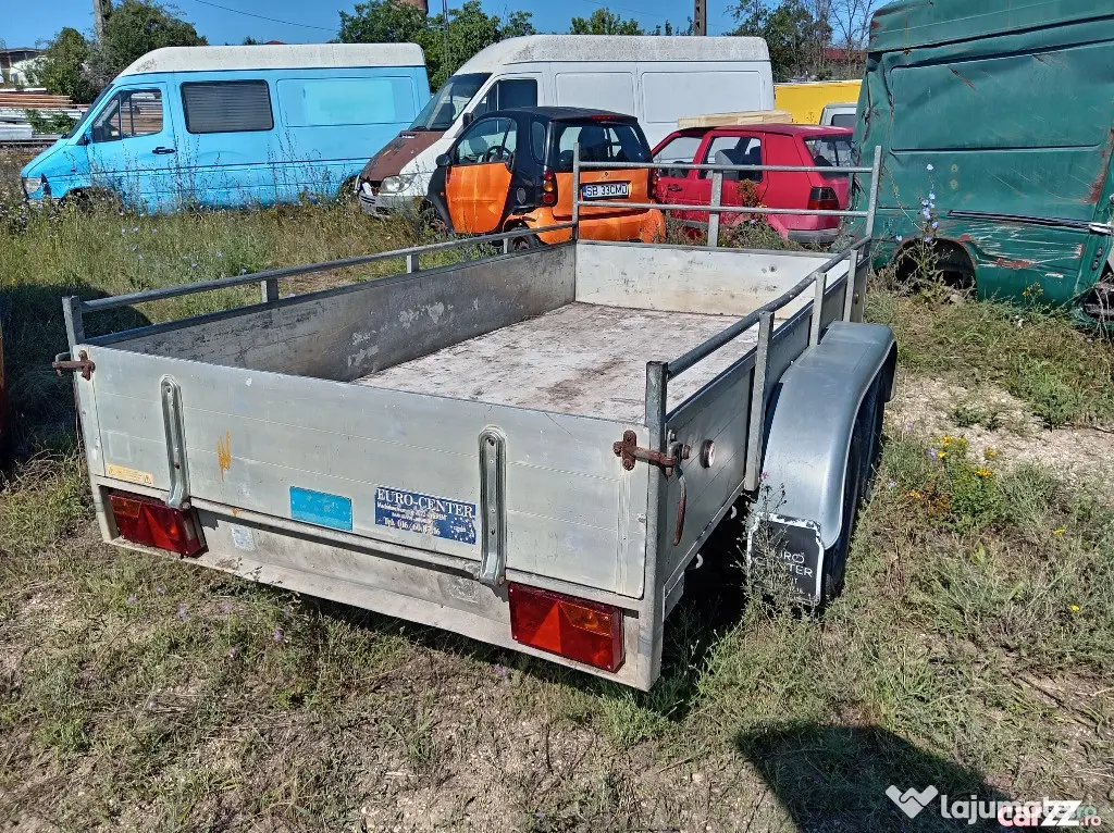 Remorca 2 axe MMA 2000 kg aluminiu
