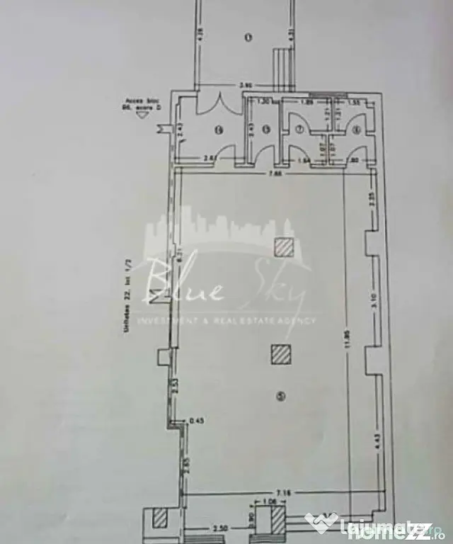 Spațiu comercial situat pe Str. Cismelei – 105 mp utili, - Constanta (Constanta)