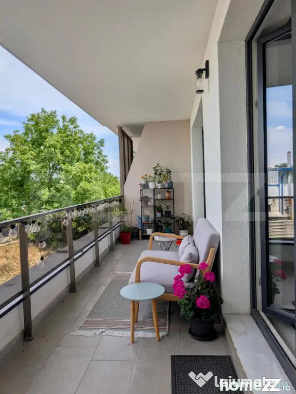 Apartament 2 camere, 53.90 mp, terasa, zona Intre Lacuri