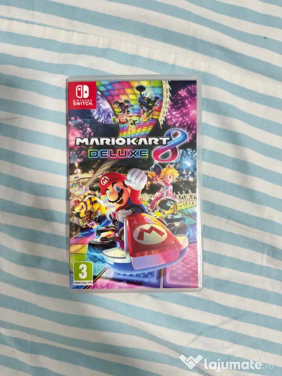 Joc Mario Kart 8 Deluxe pentru Nintendo Switch (Impecabil + Cutie)
