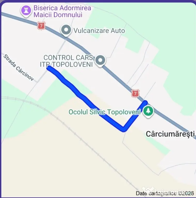 Teren intravilan de vânzare 2983mp