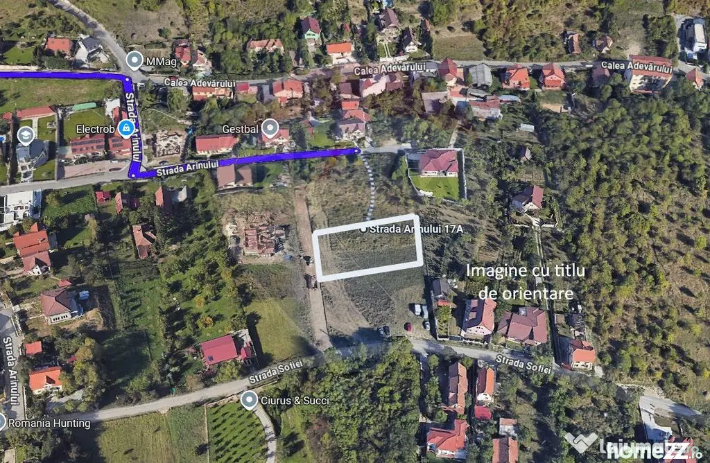 De vânzare teren 1.230 mp, zona Dealuri Oradea - Gheorgh... - Oradea (Bihor)