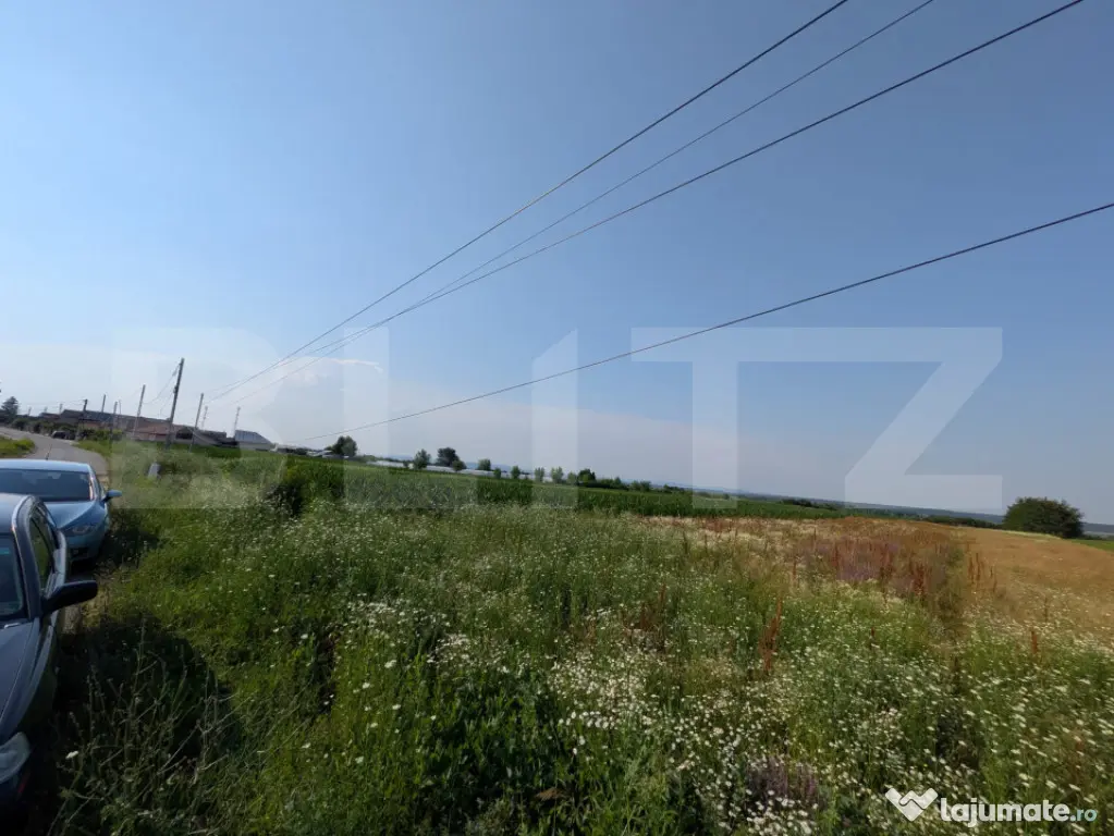 Teren de vanzare, 3.000 mp, utilități și acces asfaltat,