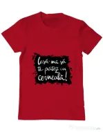 Tricou ADLER barbat Te patez cu cerneala Rosu