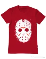 Tricou ADLER barbat Jason Mask Rosu