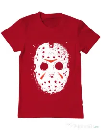 Tricou ADLER barbat Jason Mask Rosu