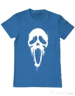 Tricou ADLER barbat Bloody scream Albastru azuriu