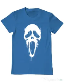 Tricou ADLER barbat Bloody scream Albastru azuriu