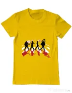 Tricou ADLER barbat Abbey road killer Galben
