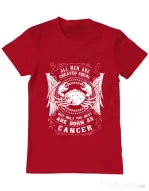 Tricou ADLER barbat The best men are born as Cancer Rosu