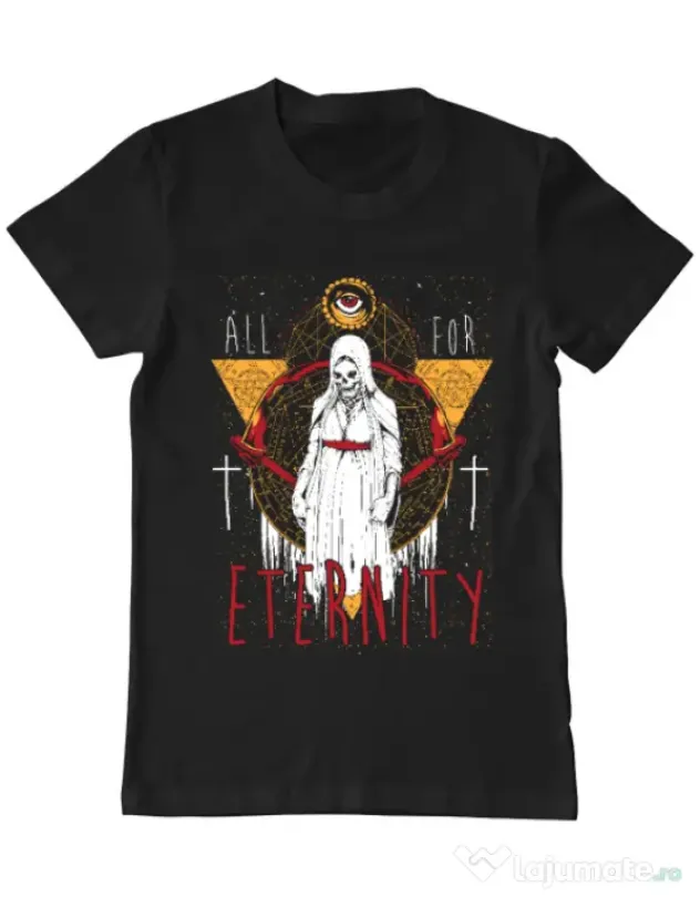 Tricou ADLER barbat All for eterniry Negru