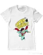 Tricou ADLER barbat Captain obvious Alb
