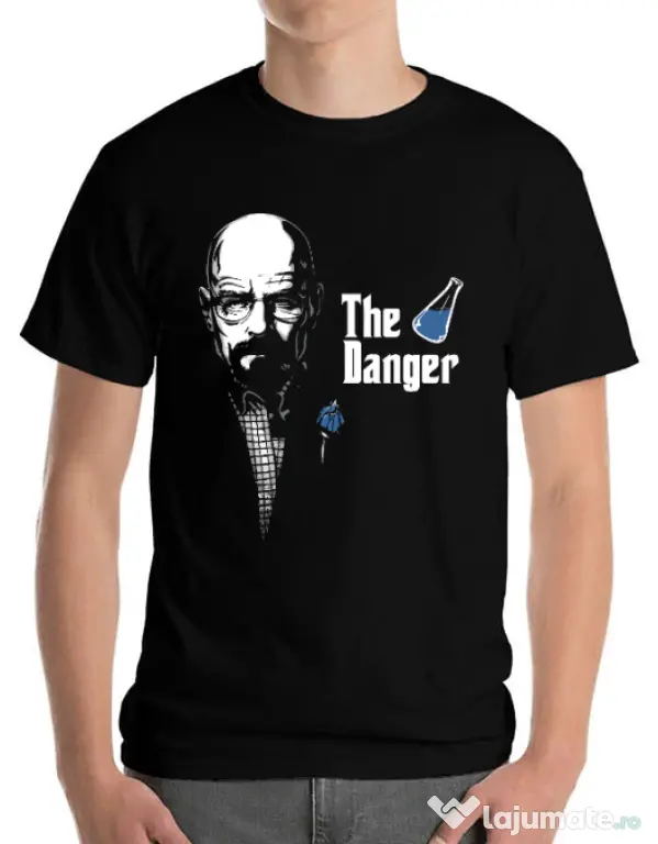 Tricou ADLER barbat Tricou The danger Negru